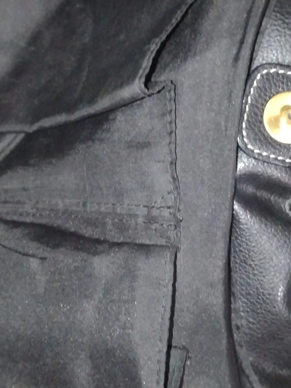 Aurielle Black Circle-Handle Leather Satchel